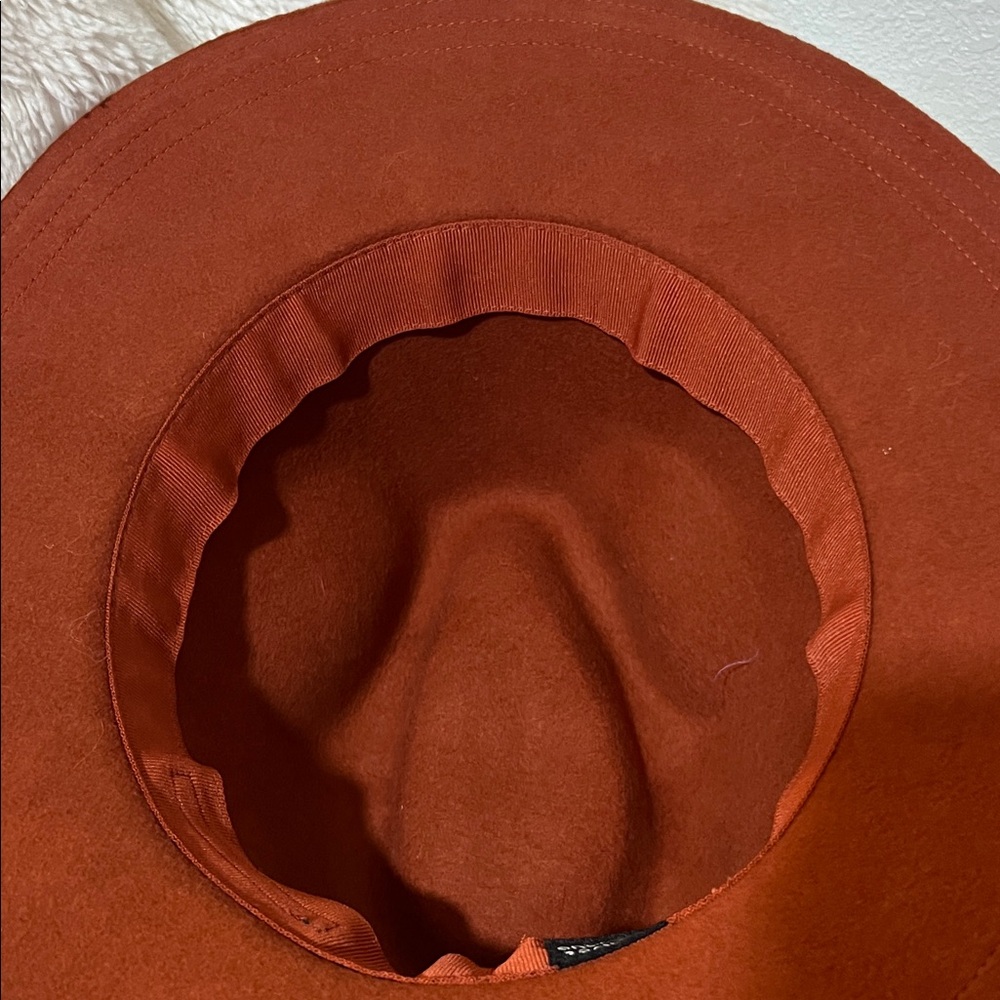 Chic Rust Fedora Hat - image 4